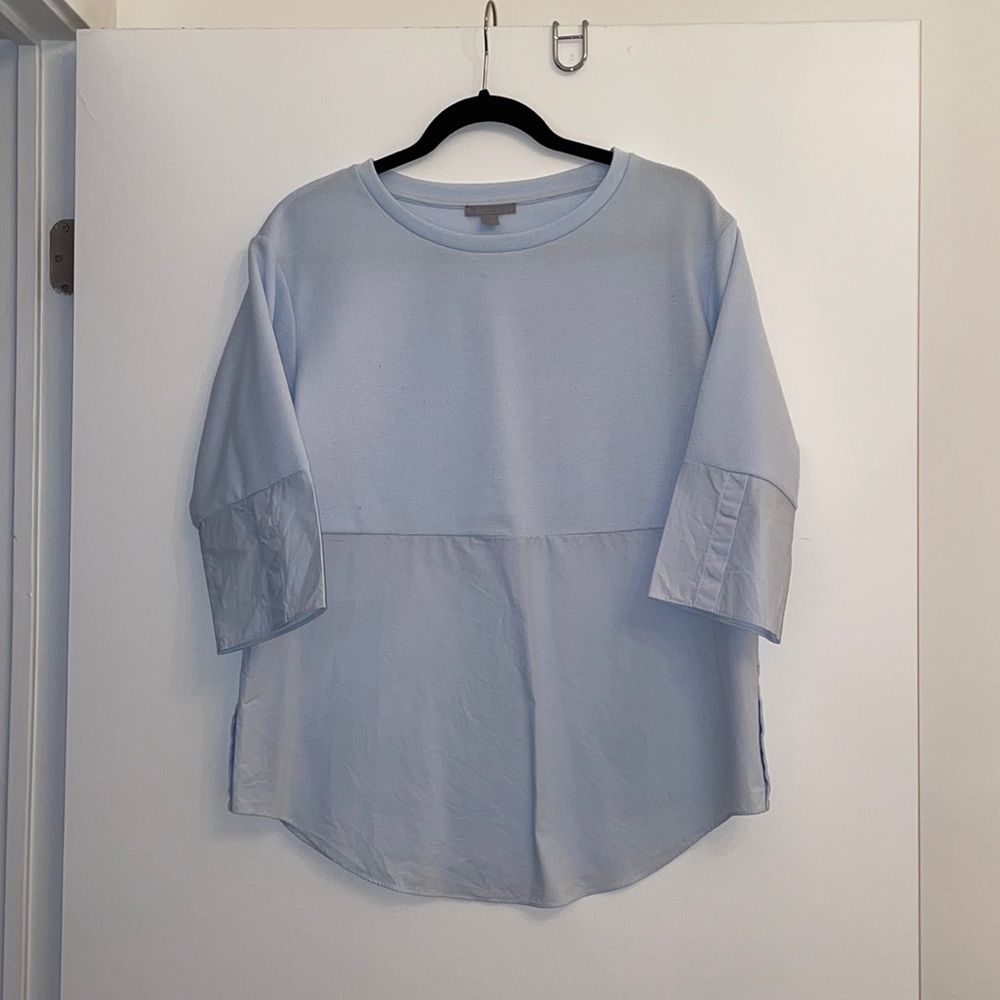 COS light blue blouse